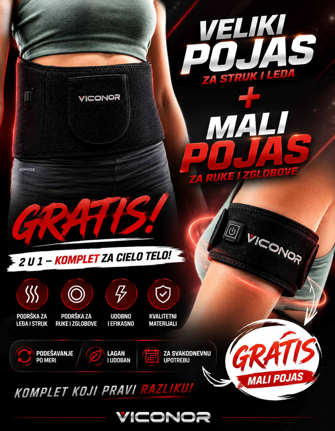 Veliki pojas + Mali pojas Gratis